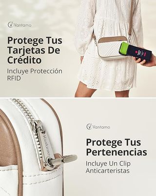 Bolso bandolera Vantamo RFID mujer