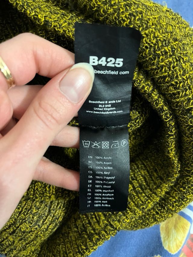 Berretto invernale verde