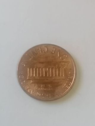 One Cent USA Abraham Lincoln, cobre e zinco