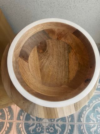 Piatto fondo in legno di Mango