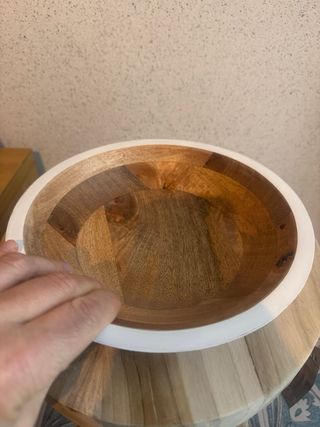 Piatto fondo in legno di Mango