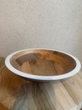 Piatto fondo in legno di Mango