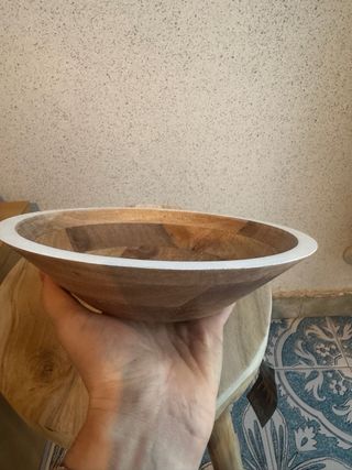 Piatto fondo in legno di Mango