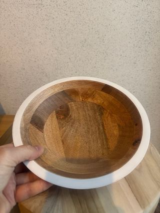 Piatto fondo in legno di Mango