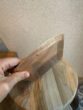 Piatto fondo in legno di Mango