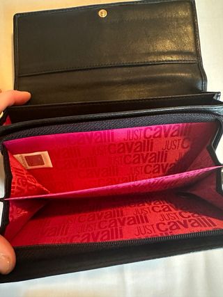 Monedero Roberto Cavalli de piel
