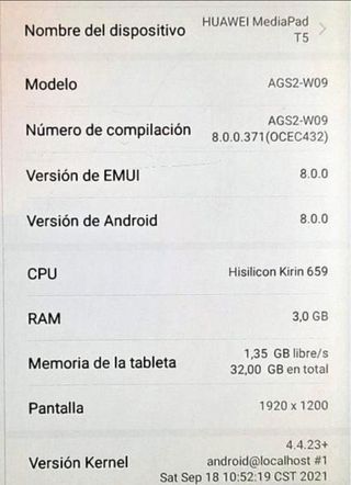 Tablet Huawei Mediapad T5