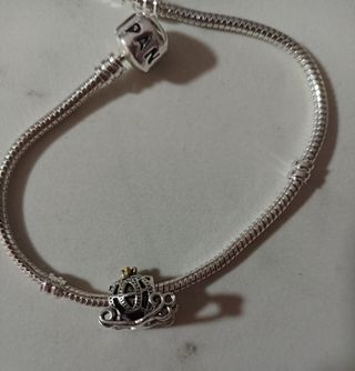 Pulsera carroza Cenicienta estilo Pandora