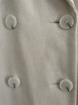 Abrigo blanco Dulceida