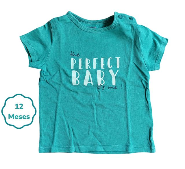 T-shirt Verde Kiabi 12 meses