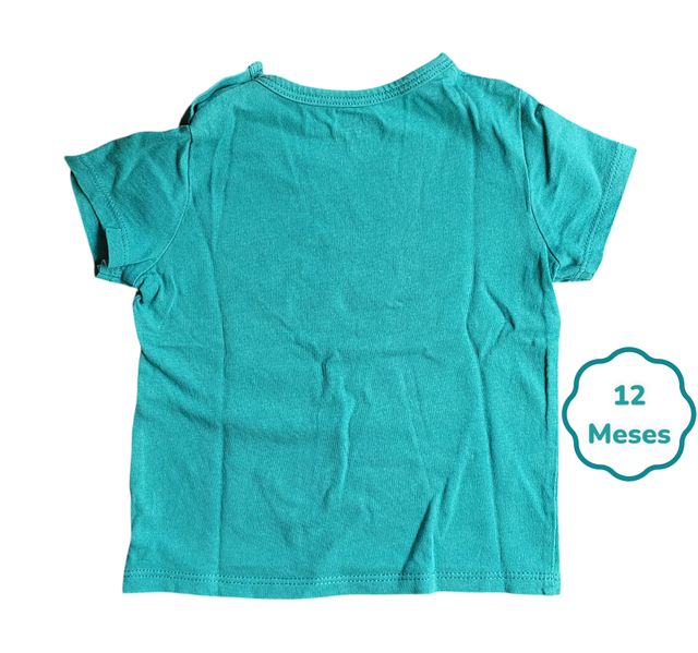 T-shirt Verde Kiabi 12 meses