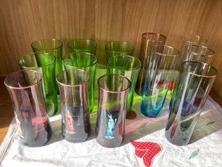 Vasos tubo años 70