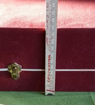 Bauletto rosso con oliera e porta formaggio