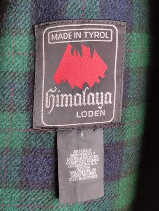 Abrigo Loden Himalaya austriaco hombre
