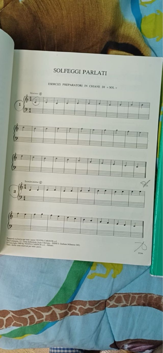 Libri per lo studio del pianoforte