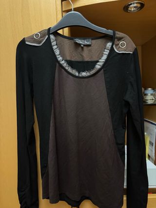 Elegante y original vestido. con camisa