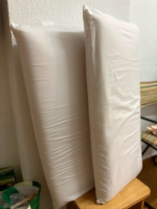 Par de cojines viscoelastica con funda exterior