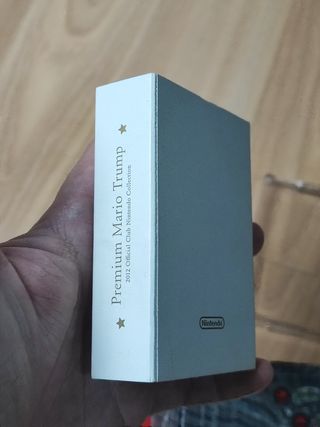 Baraja original Nintendo premium Mario trump jap