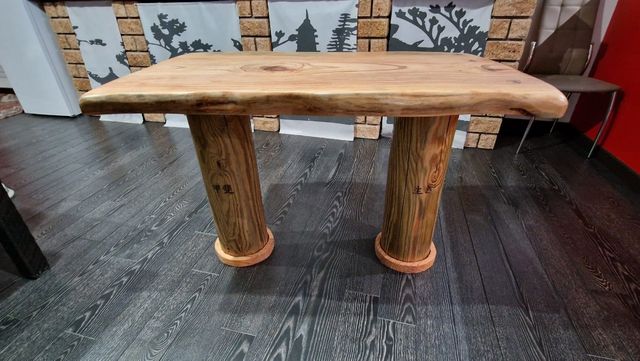 Mesa madera pino natural japonesa