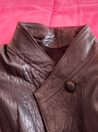 Abrigo vintage 100% piel ovino