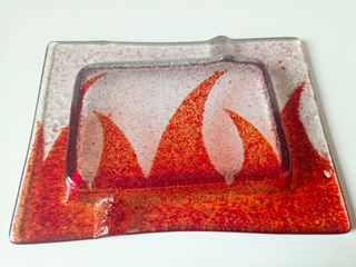 Cenicero de diseño de cristal