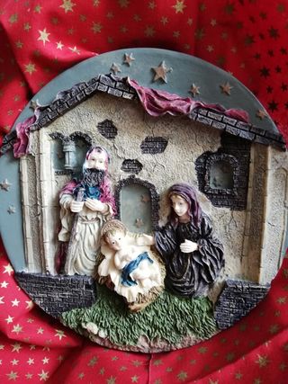 Nacimiento Belén figurado en resina