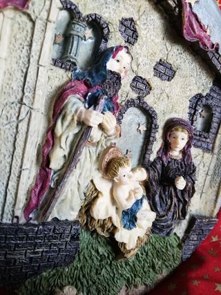 Nacimiento Belén figurado en resina