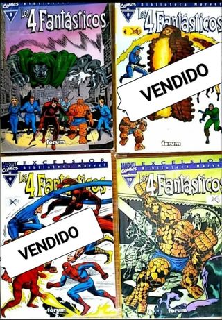 MARVEL LOTE DE 7 COMICS BIBLIOTECA MARVEL