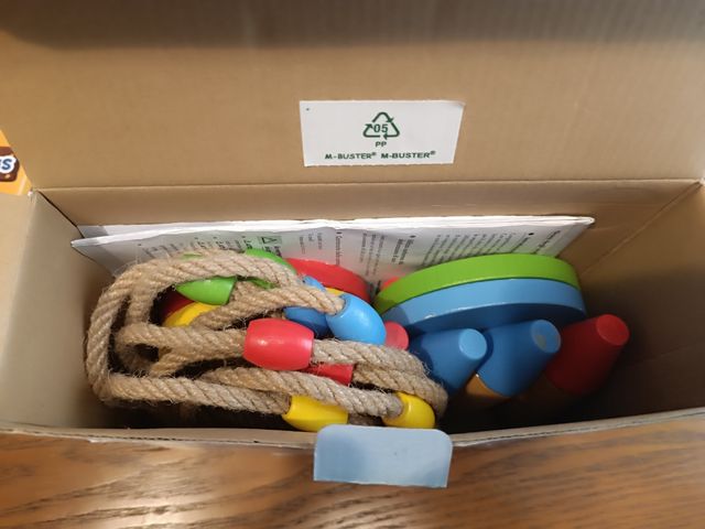 Juego Lanzar aros de madera y cuerda