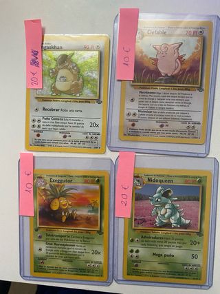 Cartas Pokemón Jungle, 1ª Edición