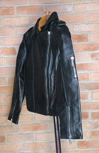 Chaqueta moda cuero para mujer