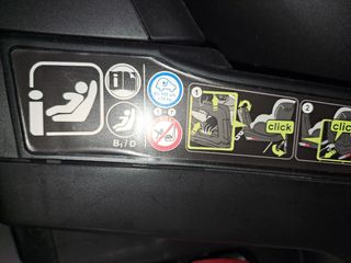Silla de coche Britax Romer Giratoria con isofix.