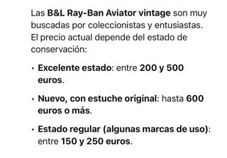 Rayban Shooter Antiguas B&L