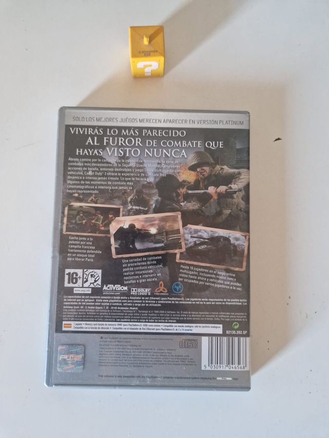 Call of Duty 3 - PS2 PlayStation 2 Play 2