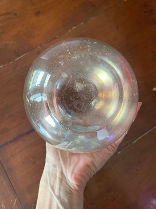 Vaso con decorazione in argento