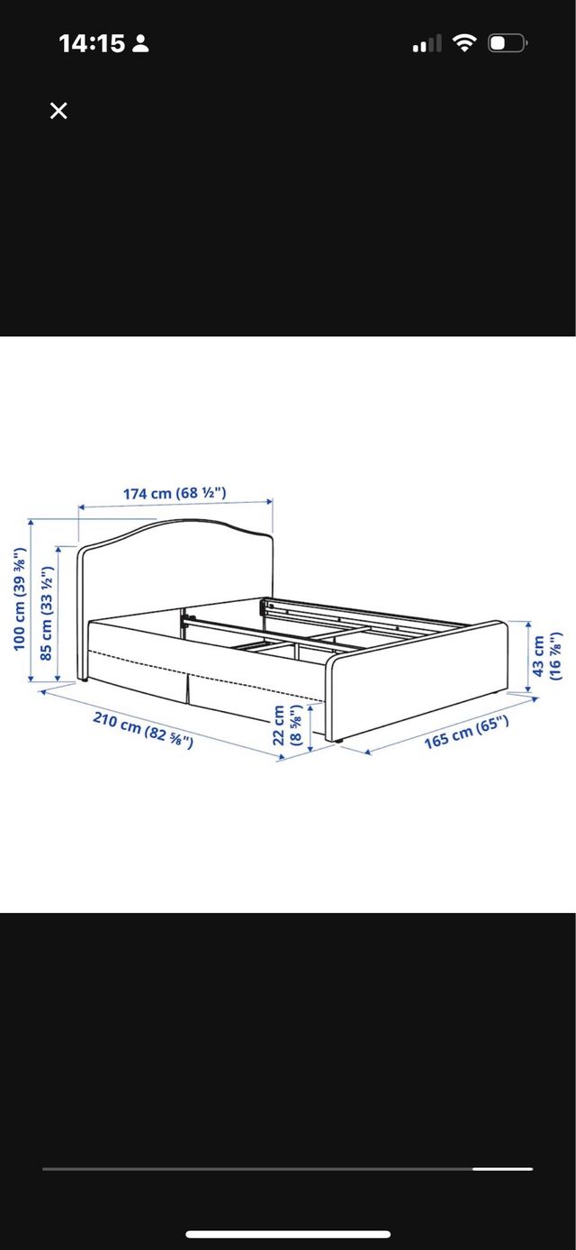 Funda RAMNEFJALL gris /blanco
