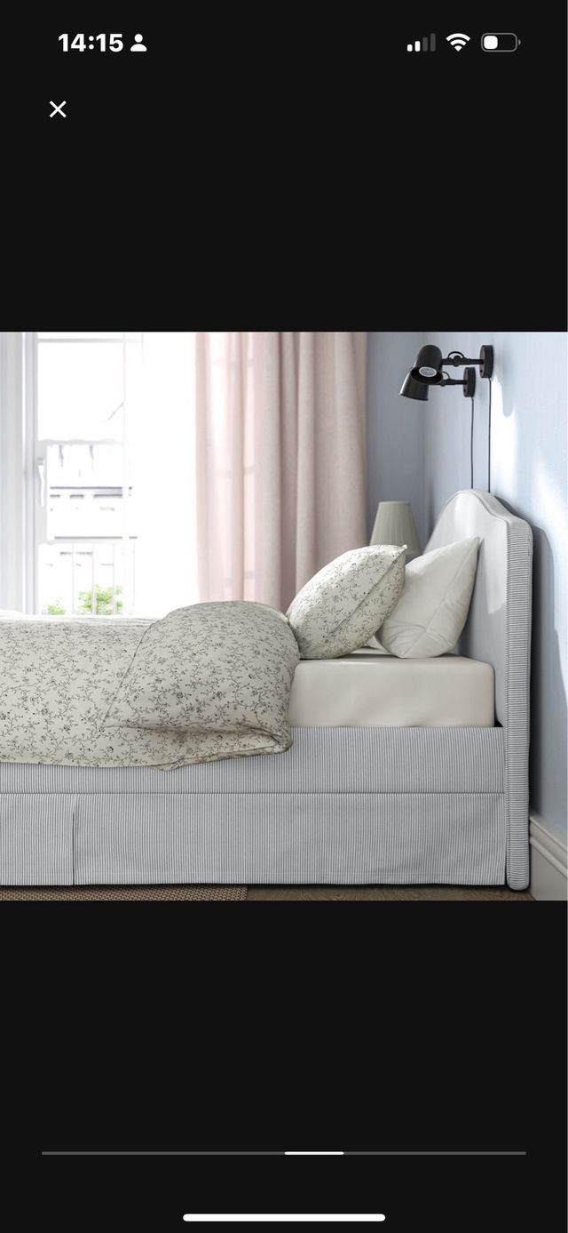 Funda RAMNEFJALL gris /blanco