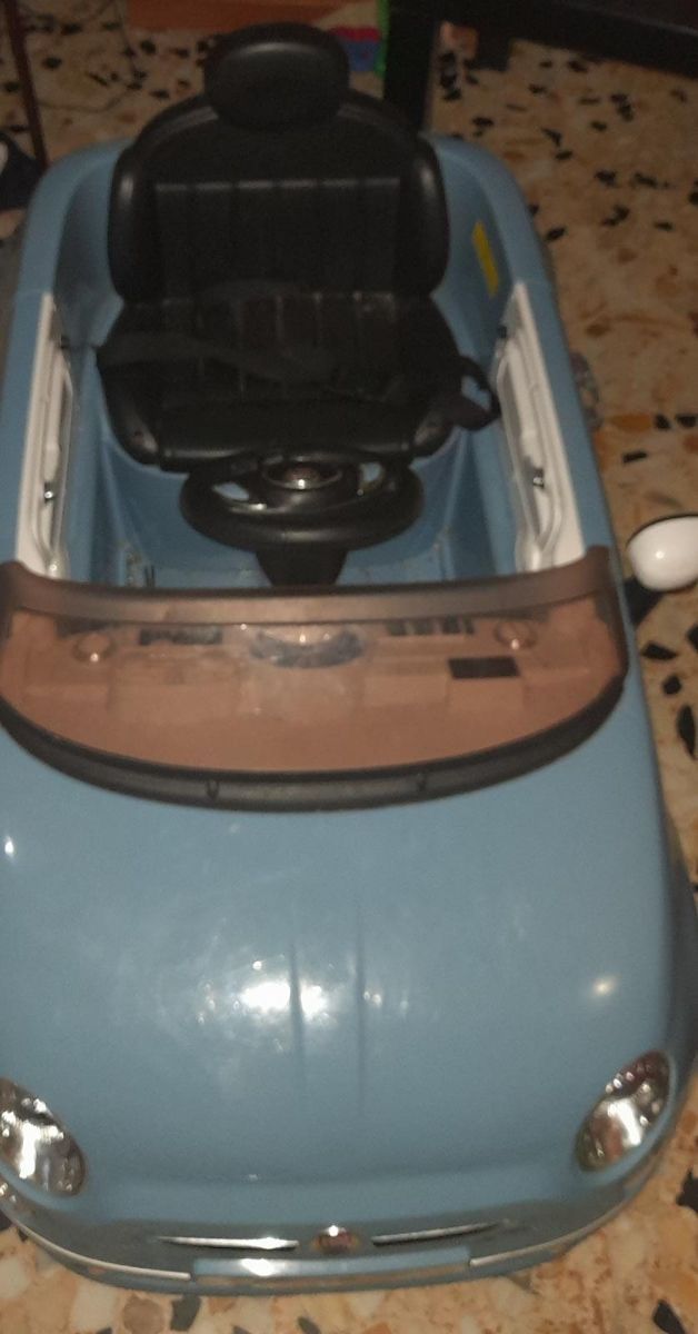 Fiat 500 elettrica bambino 