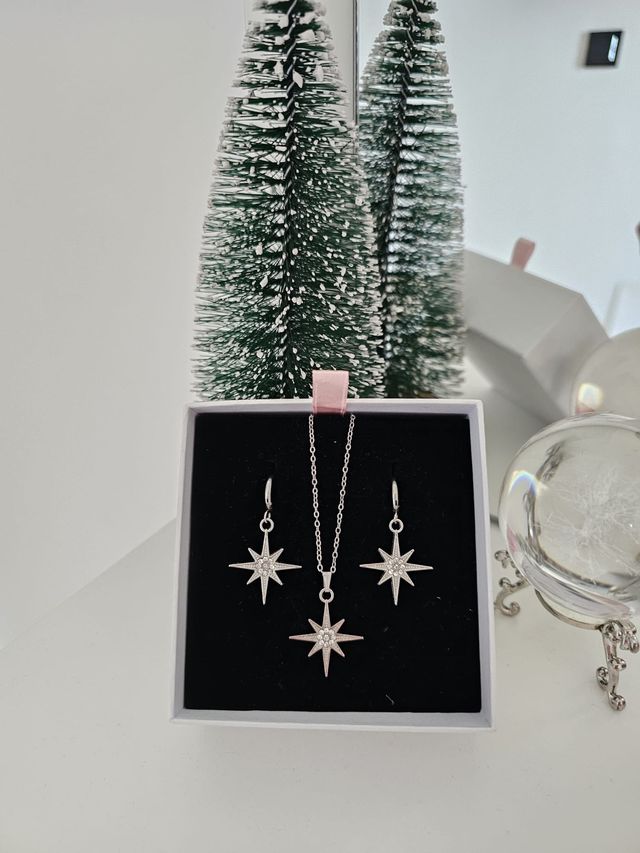 Conjunto de Pingentes e Brincos de Natal!!