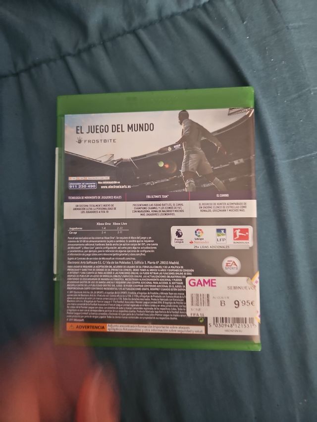 Juego Xbox One FIFA 18 Ea Sports