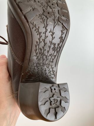 Botines CAMPER cuero marrón. Talla 39 mujer