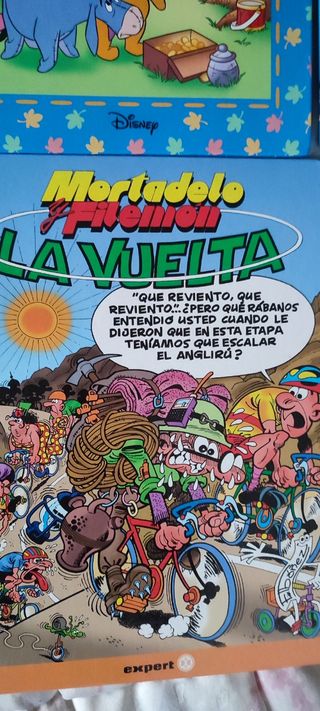 Libros Disney y Mortadelo