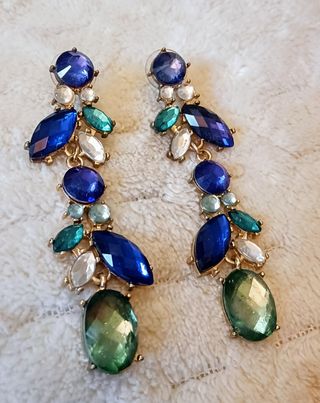 Pendientes Azules Súper Brillantes