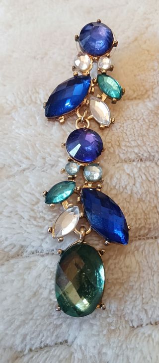 Pendientes Azules Súper Brillantes