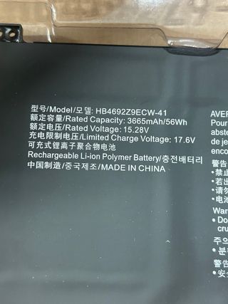 BLESYS HB4692Z9ECW-41 Bateria Huawei MateBook D 14