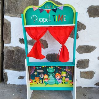 Teatro Marionetas de Madera +Marionetas de regalo