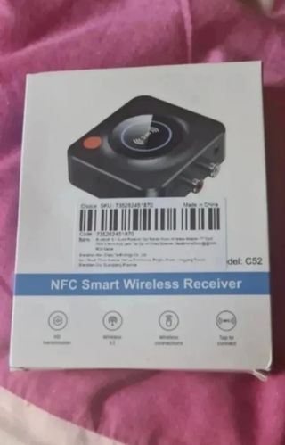 Receptor de Audio Bluetooth 5.1 C52 con NFC