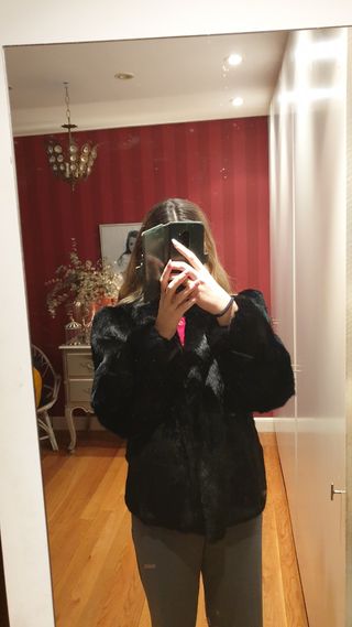 ABRIGO DE PIEL VINTAGE