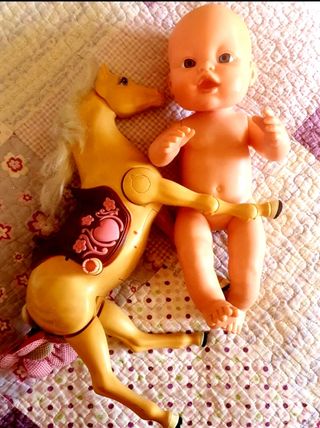 Juguete muñeco caballo muñeca bebe niño niña 2 4 6