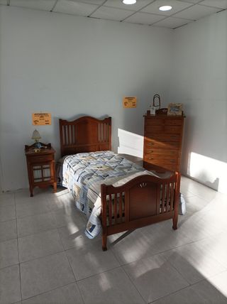 Dormitorio Juvenil Blanco Azul Puente